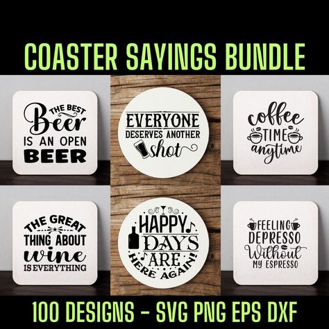 Coaster Sayings, Coaster Quotes, Coaster Svg, Funny Coasters, Funny Sarcastic, Sarcastic Humor, Dxf Files, Drink Coasters, Cricut Silhouette