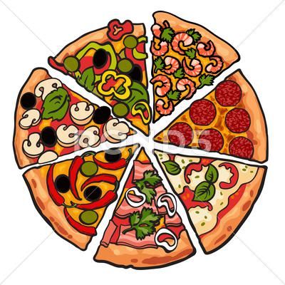 Set of various pizza pieces isolated on white background Stock Illustration #AD ,#pieces#isolated#Set#pizza How To Draw Pizza, Pizza Art Illustration, Cute Pizza Drawing, Pizza Drawings, Pizza Painting, Pizza Background, Pizza Drawing, Piece Of Pizza, Pizza Art