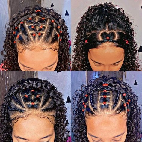 Hairdos With Rubber Bands, Rubber Band Hairstyles Curly Hair, Hairstyle With Rubber Bands, Curly Hairstyles With Rubber Bands, Rubberband Hairstyles Natural Hair, Cute Rubber Band Hairstyles, Rubber Band Hairstyles Natural Hair, Camp Hairstyles, Festival Hairstyles