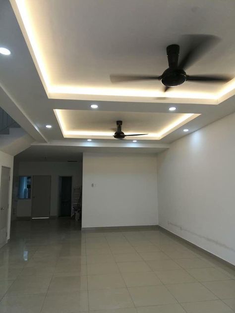 L Box Ceiling, Box Ceiling, Plaster Ceiling Design, Ceiling Design Living Room, Office Renovation, Plaster Ceiling, Ceiling Design, Box Design, Ground Floor