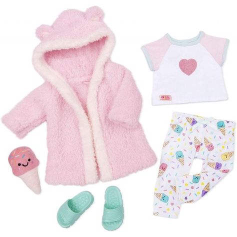 Our Generation Doll Accessories, Our Generation Doll, Pajama Outfit, Baby Alive Dolls, Pajama Outfits, Baby Doll Accessories, Our Generation Dolls, Traje Casual, Baby Alive