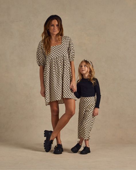 Rylee + Cru - mama + mini AW23 Rylee And Cru, Slouch Pants, Mama And Mini, 27 Dresses, Artist Outfit, Collared Sweatshirt, Retro Stripes, End Of Season Sale, Long Sleeve Jumpsuit