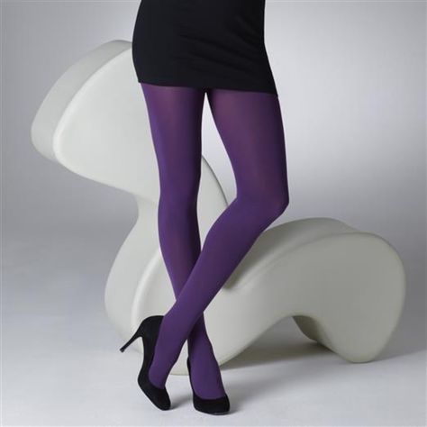 Nwt. The Packaging Is Just A Little Beat Up. Size Tall. Color Is A Dark Purple.They Seem Fairly Opaque, But Not 100% Sure. Great Addition To The Typical Sheer And Black Lineup Of Tights We All Have. Modeled Pics Are Close Approximations Of What These Look Like On For Reference Only. Great Bundle Item! Have A Question? Ask Away! Purple Pantyhose Outfit, Purple Stockings Outfit, Purple Tights Outfit, Dark Purple Outfit, Colorful Tights Outfit, Unique Tights, Alt Closet, Thrift Manifest, Fun Tights