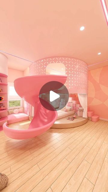 891K likes, 2,453 comments - henriq.arq on April 19, 2024: "⭐🎀 Barbie Bedroom 🎀⭐ 🌎Worldwide Service | 100% online | Quote link in bio💜 👇How does our design process work? 👇 Consultations and design process are 100% online, provide us with key elements: ✨ Design survey ✨ Room measurements ✨ Room photos or a video What happens next? We craft a tailored design proposal which you can review 3 times at each stage. Upon project completion, you receive: 🎨 3D photorealistic renders 🛍️ Clickabl Pink Room For Girls Bedrooms, Kids Girl Bedroom Ideas, Pink Rooms For Girls Bedrooms, Barbie Bedroom Ideas Kids, Barbie Room Ideas Bedrooms, Girls Pink Bedroom Ideas, Icarly Bedroom, Barbie Girls Room, Pink Kids Bedroom