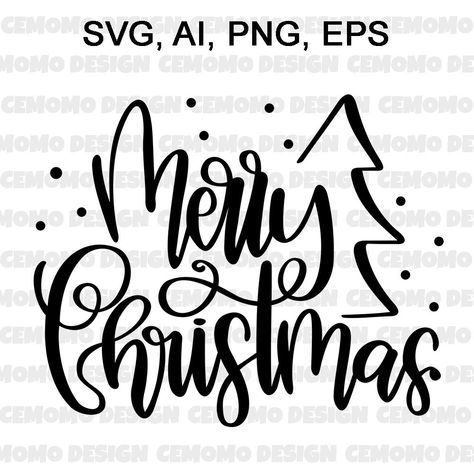 Svg Merry Christmas, Christmas Svg Shirts, Christmas Tshirt Designs, Christmas Svg Free, Merry Christmas Lettering, Sublimation Gifts, New Year Svg, Merry Christmas Vector, Christmas Cricut