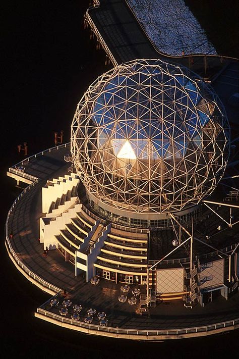 Science World, Vancouver, British Columbia, Canada | Flickr Science World Vancouver, Vancouver Architecture, Sport Posters, Buckminster Fuller, Traditional Sculptures, Vancouver Bc Canada, Homeward Bound, Photo Composition, Vancouver British Columbia