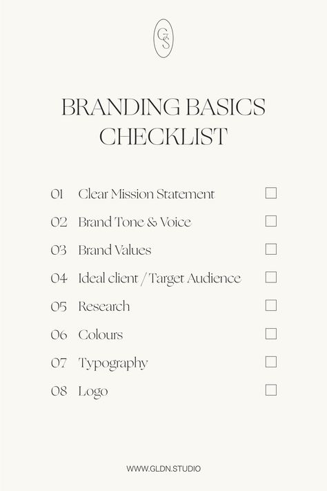 Strong Branding, Branding Basics, Branding Checklist, Finanse Osobiste, Business Branding Design, Business Branding Inspiration, Business Marketing Plan, Decor Studio, Social Media Marketing Plan