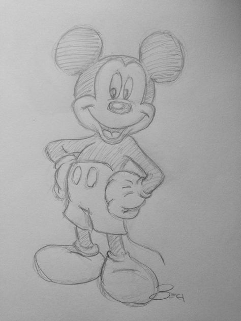 Mickey Mouse Sketch Mickey Mouse Sketch Easy, Mickey Mouse Sketches Pencil, Micky Mouse Drawings, Mickey Drawing Easy, Mickey Mouse Pencil Drawing, Mikey Mouse Drawings Easy, Cute Disney Drawings Cartoon Characters, Disney Drawings Mickey Mouse, How To Draw Mickey Mouse