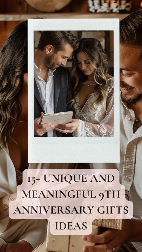 Couple exchanging unique and meaningful 9th anniversary gifts, featuring personalized keepsakes and thoughtful experiences. 9 Year Anniversary Gift Ideas For Him, 9 Year Anniversary Gift, Anniversary Gifts Ideas, Anniversary Gift Ideas For Him, 9 Year Anniversary, 9th Wedding Anniversary, Anniversary Gift Ideas, 9th Anniversary, Anniversary Ideas