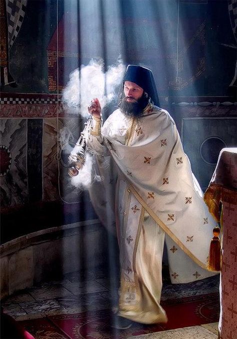 I love the beauty of the Liturgy.  We are permitted to participate in the same Liturgy as is described in Revelation. Orthodox Lifestyle, 2023 Vibes, Orthodox Priest, Kirkenes, Eastern Orthodox Church, Christian Icons, Greek Orthodox Church, Greek Culture, Holy Father