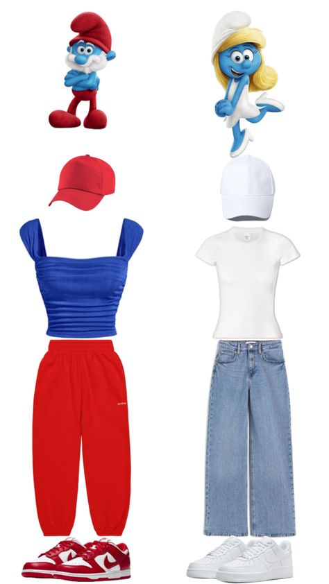 Smurf Halloween, Smurf Costume, Halloween Idea, Spooky Party, Halloween