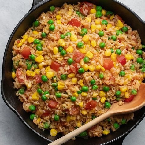 Mexican Fried Rice Recipe with Vegetables - Instacart Taco Fried Rice, Mexican Fried Rice, Fried Rice Seasoning, Recipe With Vegetables, Mexican Rice Recipe, Mexican Rice Recipes, Mexican Seasoning, Vegetable Rice, Mexican Rice