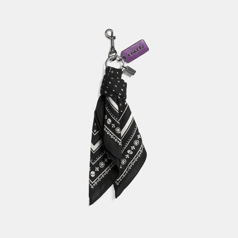 Shop Coach Skull Bandana Print Bag Charm from 400+ stores. Similar ones also available. On SALE now! Skull Bandana, Walk On The Wild Side, Detail Shop, Bandana Print, Handbag Wallet, Purse Charms, Wallet Accessories, Printed Bags, Christmas Sale