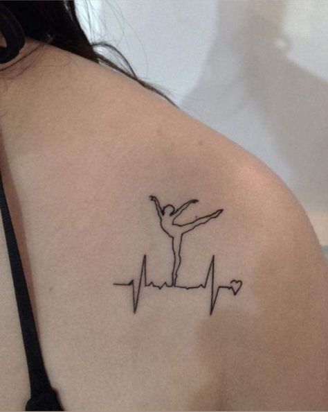 Music And Dance Tattoo Ideas, Tattoos For Dancers Small, Dance And Music Tattoo, Music And Dance Tattoo, Ballet Inspired Tattoos, Gymnastics Tattoo Ideas Small, Point Shoe Tattoo, Point Shoes Tattoo, Dance Tatoos Small