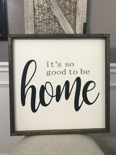 Kids Bathroom Sign, Welcome Home Signs, Large Farmhouse, White Wall Hanging, Wood Signs Home Decor, Handmade Wood Signs, Home Sign, Home Decor Signs, Decorating With Pictures