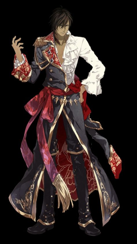 Ookurikara in Leons outfit (reines des fleurs) Pirate Captain Outfit Male, Formal Pirate Outfit Male, Pirate Outfit Men Drawing, Fancy Pirate Outfit, Pirate Drawing Male, Anime Pirate Guy, Male Pirate Outfit, Fantasy Pirate Outfit, Pirate Character Design Male