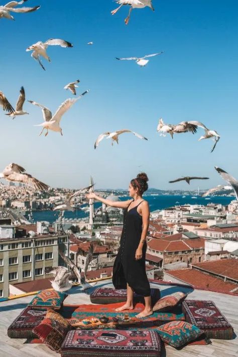 Kubbe Istanbul: Rooftop with Birds Istanbul Hotels In Istanbul, Istanbul Pictures, Istanbul Travel Guide, Turkey Trip, Paul Spector, Istanbul Turkey Photography, Turkey Travel Guide, Istanbul Photography, Turkey Photos