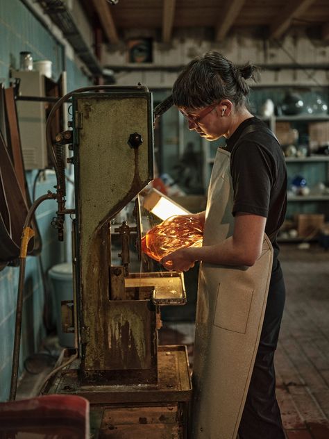 Glass Blowers – James.H Glass Blowing Art, Paper Magic, Glass Making, Bespoke Lighting, Blown Glass Art, A Series, Lighting Fixtures, Art Glass, Glass Blowing