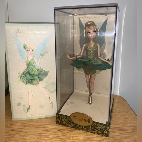 Beautiful Disney Tinkerbell Designer Fairy Limited Edition Doll 12” With Limited Certificate Number 2555 Of 4000. Perfect Gift For The Disney Enthusiast! Tinkerbell Doll, Tinkerbell Fairy, Tinkerbell Fairies, Disney Tinkerbell, Disney Princess Dolls, Disney Princess Drawings, Fairy Party, Princess Drawings, Disney Fairies