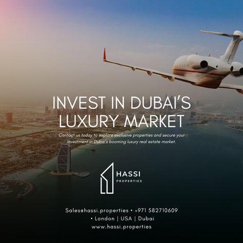 Discover the epitome of opulence in Dubai’s ultra-luxury real estate. Where modern architecture meets timeless elegance, and every view is a masterpiece. Live the dream, own a piece of paradise. 🏙️✨ Contact us today to explore exclusive properties and secure your investment in Dubai’s booming luxury real estate market. 🌐 Visit www.hassi.properties 📞 Whatsapp +971 58 271 0609 ✉ Email sales@hassi.properties #DubaiLuxury #DreamLiving #OpulentOasis #HassiProperties Dubai Real Estate Ads, Dubai Real Estate Creative Ads, Real Estate Post, Dubai Property, Hotel Ads, Real Estate Luxury, Luxury Real Estate Marketing, Real Estate Ads, Ultra Luxury