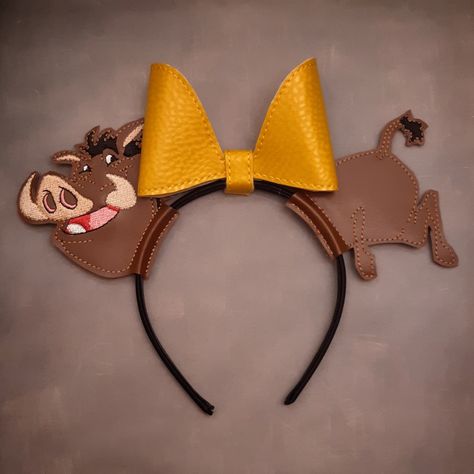 Pumba warthog  The Lion King Lion King Ears, Disney 2024, Disney Mickey Ears, Mouse Ears Headband, Run Disney, Disney Ears, Disney Character, The Lion King, Disney Tshirts