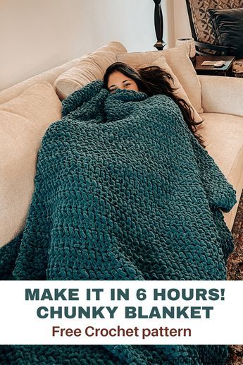 Movie Nights Throw – Easy Chunky Crochet Blanket - CJ Design Blog Super Chunky Crochet Blanket Pattern, Super Chunky Crochet Blanket, Chunky Blanket Pattern, Chunky Yarn Blanket, Chunky Yarn Crochet, Chunky Crochet Blanket Pattern, Crochet Throw Pattern, Chunky Crochet Blanket, Crochet Blanket Pattern Easy