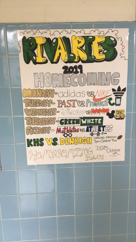 Student Council Activities, School Spirit Ideas Pep Rally, Spirit Week Themes, Spirit Day Ideas, School Spirit Posters, Pep Club, Student Council Campaign Posters, Student Council Campaign, School Spirit Week