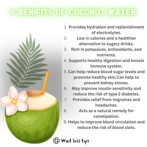 wait loss drinks
wait loss after pregnancy
how to wait loss at home
healthy breakfast for wait loss
30 day wait loss challenge
wait loss food 21 days
how to wait loss
how loss wait
wait loss diet plan in 
wait loss morning drink
wait loss night drinks
natural wait loss
wait loss in one week Wait Loss Drinks, Wait Loss Tips, Benefits Of Coconut Water, Coconut Water Recipes, Wait Loss, Coconut Water Benefits, Green Coconut, Benefits Of Coconut, Reduce Blood Sugar