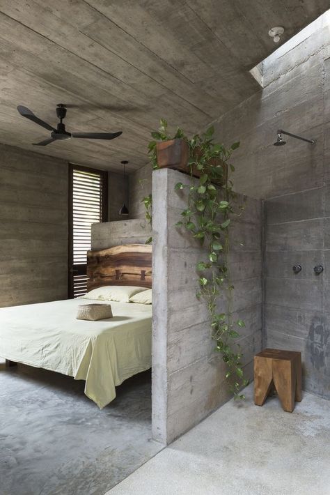 Concrete Interiors, Beton Design, Concrete Houses, Concrete Walls, Concrete Home, Casa Vintage, Concrete House, Hus Inspiration, Concrete Design