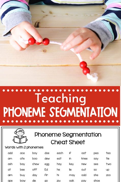 Phoneme Segmentation Kindergarten, Sound Segmentation, Phonemes Activities, Phoneme Segmentation Activities, Segmenting Activities, First Grade Literacy Centers, Segmenting Words, Phoneme Segmentation, Phonological Awareness Activities