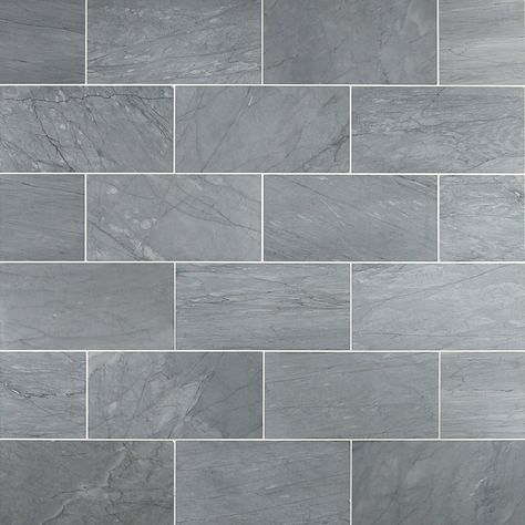 The shaded elegance of Halley Gray marble allows it to standout as an accent or transitional piece. Burlington's darker neutral tone brings out the veining and blends beautifully with light colored marble tiles. The polished surface also enables magnificent highlights and reflections. Halley Gray 6x12 Polished Marble Subway Tile for Wall & Floor, Backsplash, Wall and Floor | Tile Uses: Backsplash, Floor Tile, Kitchen Floor, Kitchen Wall, Wall Tile, Bathroom Floor, Bathroom Wall, Shower Wall, Wall Tile Texture, Marble Subway Tile, Tile For Wall, Colored Marble, Small Bathroom Tiles, Marble Tile Bathroom, Marble Subway Tiles, Tiles For Wall, Tile Texture