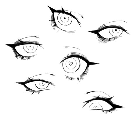 Rolling Eyes Drawing Reference, Eyes Drawing Reference, Female Anime Eyes, Female Drawing Base, Anime Face Drawing, How To Draw Anime Eyes, Witch Drawing, Female Face Drawing, Drawing Face Expressions