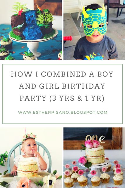 How I combined a boy and girl party for a 1 and 3 year old. Dinosaur theme and floral!! Toddler Birthday Themes, Shared Birthday Parties, 3rd Birthday Party For Boy, Sibling Birthday Parties, Combined Birthday Parties, Toddler Boy Birthday, 39 Weeks, Girls 3rd Birthday, Girls Birthday Party Themes