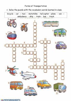 Worksheet First Grade, Transportation Vocabulary, Transportation Form, Transportation Preschool Activities, Transportation Worksheet, Materi Bahasa Inggris, Transportation For Kids, Means Of Transport, Transportation Activities