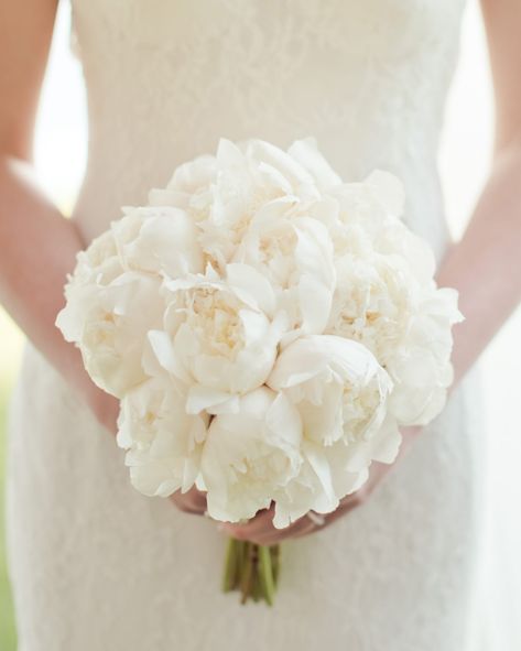 White Peony Bouquet White Peony Bouquet Wedding, White Peonies Bouquet, Bridal Bouquet Peonies, Peony Bouquet Wedding, Round Bouquet, Bridal Brooch, Bride's Bouquet, White Wedding Theme, All White Wedding