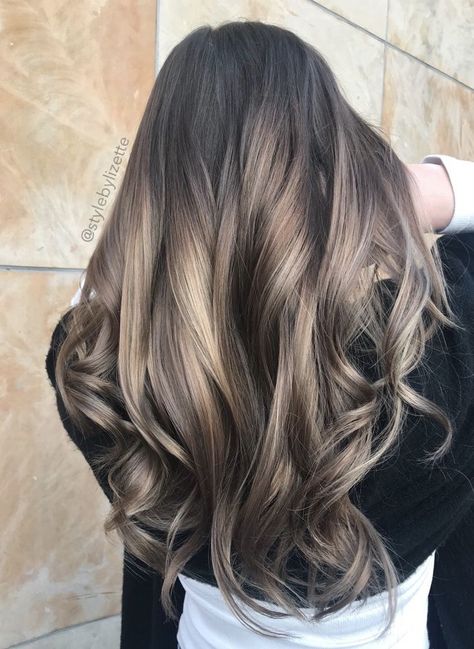 Smoky Mocca with Guy Tang #mydentity hair colours and Olaplex. Blonde Layered Hair, Ash Brown Hair, Guy Tang, Balayage Blonde, Caramel Hair, Super Hair, Balayage Hair Blonde, Trendy Hair Color, Ash Brown