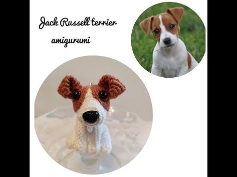 Jack Russell terrier amigurumi in italiano - YouTube Jack Russell Crochet Pattern, Amigurumi Tutorial, Jack Russel, Fox Terrier, Russell Terrier, Jack Russell Terrier, Jack Russell, Dogs And Puppies, Amigurumi