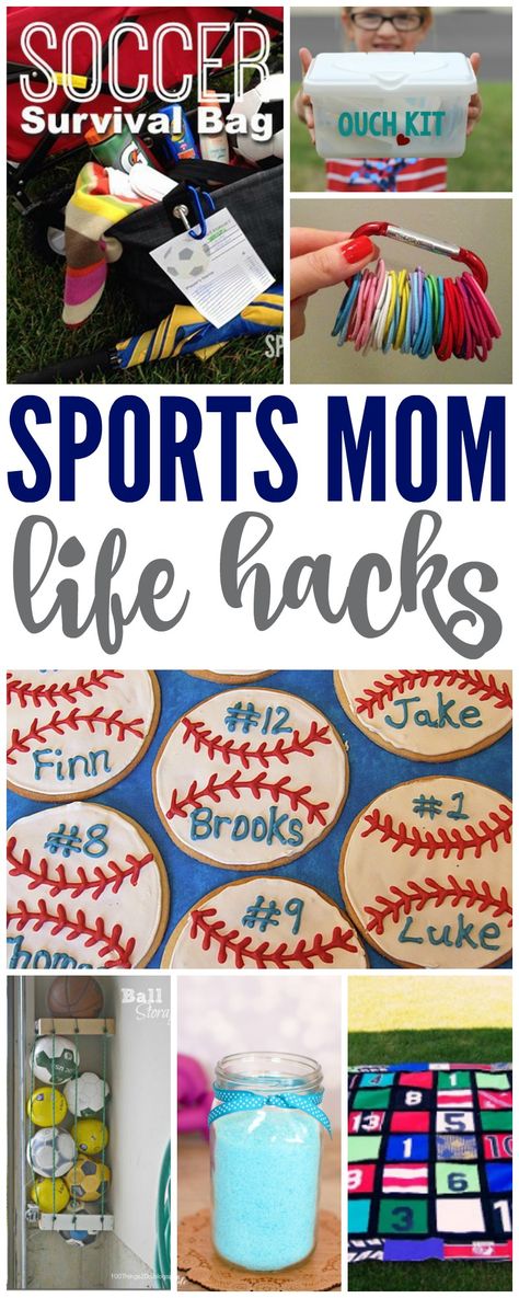 I have some AWESOME Genius Hacks for Sports Moms today! If you're a sports mom then check out these genius hacks to make your life easier! via @Passion4Savings Sports Mom Organization, Sports Mom Bag, Softball Team Mom, Sports Snacks, Team Snacks, Softball Life, Mom Life Hacks, Mom Bags, Team Mom