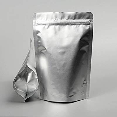 Tuokay 20PCS Ziplock Aluminium Foil Bag, Resealable Food Bags, (31cm*21cm/ 26cm*18cm/ 24cm*17cm/ 22cm*15cm) 4 Sizes Silver Food Storage Bag for Coffee, Dry Food, Cookie, Nuts, Pet Food: Amazon.co.uk: Kitchen & Home Silver Food, Pulau Pinang, Petri Dishes, Mylar Bags, Modern Packaging, Food Storage Bags, Mushroom Fungi, Ziplock Bags, Coffee Packaging