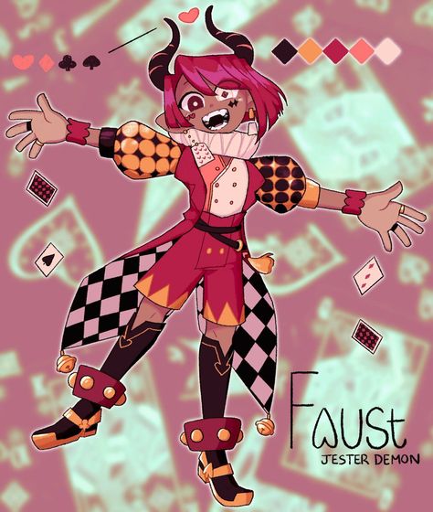 Different Types Of Clowns Drawing, Circus Clown Character Design, Jester Oc Design, Clown Poses Drawing, Clown Pose Reference, Ringmaster Oc, Clown Oc Drawing, Clown Oc Male, Jester Character Design