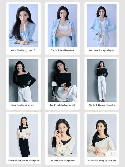 Graduation Pictorial Pose Ideas, Graduation Picture Poses Studio, Professional Photo Shoot Poses, Creative Shot For Graduation Philippines, Formal Poses Women, Cv Photo Ideas, Creative Shots For Graduation Ideas, Linkedin Photo Ideas, Pictorial Poses