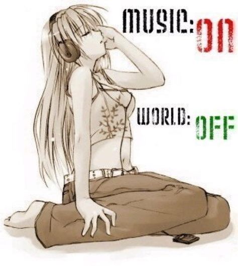 Music: On. World: Off. Im Going Crazy, Silly Pictures, Silly Me, Anime Music, Just Girly Things, Literally Me, Going Crazy, Music Is Life, Reaction Pictures