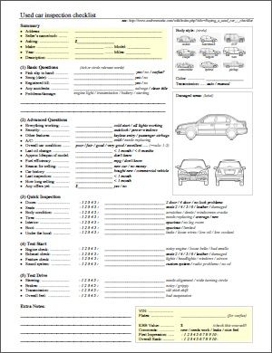 Used Vehicle Inspection Checklist Form Car Checklist Vehicles, Used Car Checklist, Vehicle Inspection Checklist, Vehicle Checklist, Vehicle Maintenance Log, Car Checklist, Car Inspection, Unreal Tournament, Safety Inspection