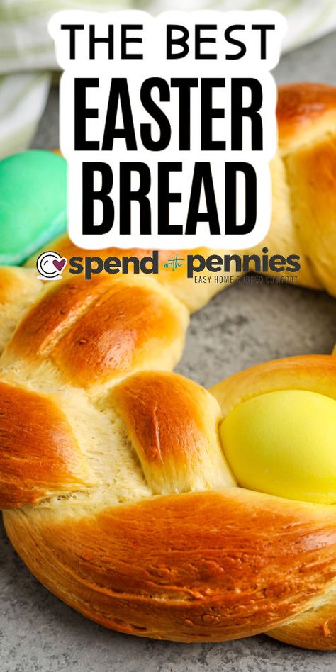 Easter Bread Recipes Sweet, Paskah Easter Bread, Easter Bread Recipes, Sweet Easter Bread, Specialty Breads, Easter Bread Recipe, Italian Easter Bread, Easter Meal, Easter Food Crafts