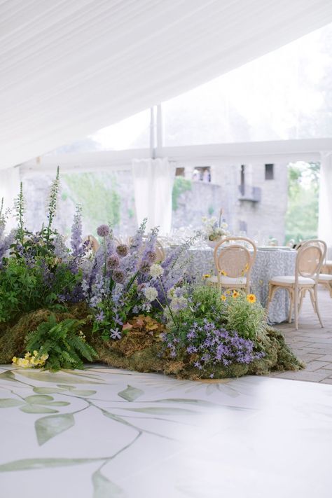 Wedding Floor Decoration, Dance Floor Floral Installation, Dance Floor Flowers, Wedding Dance Floor Design, Floral Dance Floor, Stage Installation, Stage Flowers, Ceremony Installation, Floral Structure