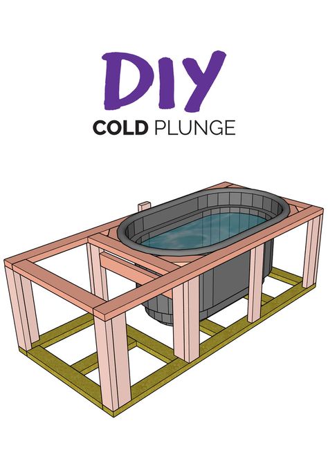 How to build a stock tank cold plunge – DIY Cold Plunge Stock Tank Cold Plunge, Diy Cold Plunge, Rubbermaid Stock Tank, Cold Tub, Diy Stock Tank, Plumbing Plan, Luxury Plan, Angled Ceilings, Outdoor Tub