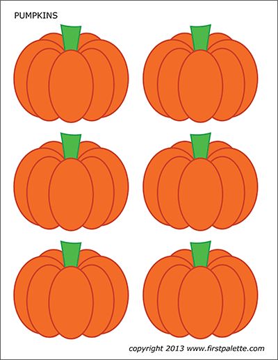 Pumpkins | Free Printable Templates & Coloring Pages | FirstPalette.com Pumpkin Printables Free, Pumpkin Templates Free Printable, Pumpkin Templates Free, Pumpkin Template Printable, Pumpkin Templates, Pumpkins Preschool, Colored Pumpkins, Desk Name Tags, Fall Preschool Activities