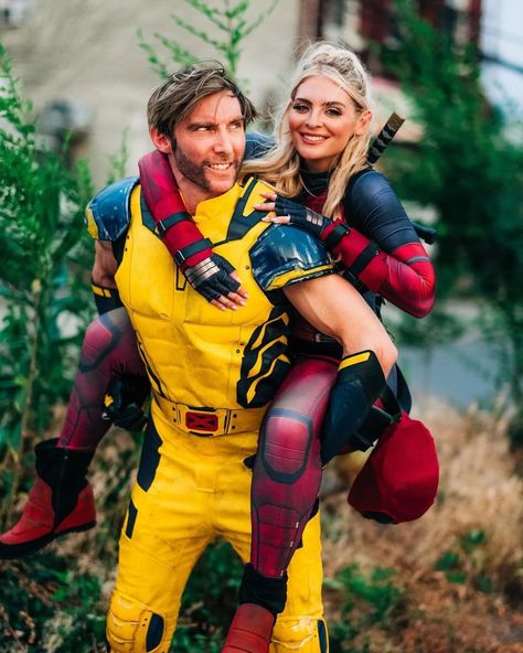 Deadpool And Lady Deadpool Costume, Deadpool And Wolverine Couples Costume, Deadpool Wolverine Costume, Deadpool And Wolverine Couple Costume, Deadpool Couple Costume, Lady Deadpool Costume, Deadpool And Wolverine Costume, Ladypool Costume, Deadpool Girlfriend