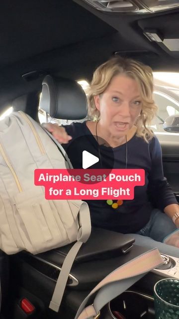 Travel Tips Pilot Wife on Instagram: "✈️ Airplane Seat Pouch Essentials for LONG FLIGHT to Tokyo for example 💙 Type LINK for any details.  For a long haul flight I pack a pouch for mid-flight with airpods cord and airpods in case fall asleep while listening, phone prop, charger or your portable charger, tissues and when I get to boarding area, I move container for lotion and my eye drops.  👨‍✈️ I’m a Houston pilot wife sharing tips to help you “travel the globe without a worry in the world” on YTube and IG. #longhaulflight #airplanetips #traveltips #internationalflight #longflight #midflight #inflight #flighttips @travelonbags" Airplane Seat Hacks, Packing For Airplane, Traveling Hacks Packing And Plane, How To Travel Light, In Flight Essentials, International Flight Tips, Airplane Essentials Long Flights, International Flight Essentials, Airplane Must Haves