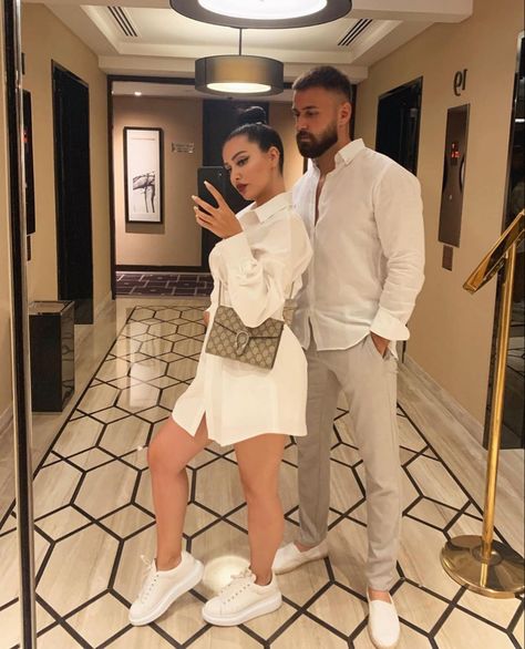 Matchy Outfit Couple Formal, Couples Business Casual Outfits, Couple Fits Summer, Couple Party Outfits, Cute Couple Outfits Casual, Couple Vacation Outfits, Outfits Parejas, Outfit Pareja, Couples Outfits Matching